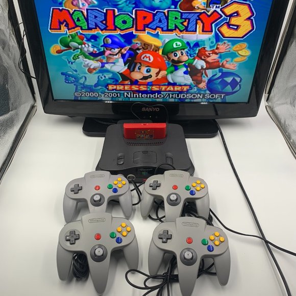 Ultimate N64, Nintendo 64 Bundle with 4 Authentic Controllers